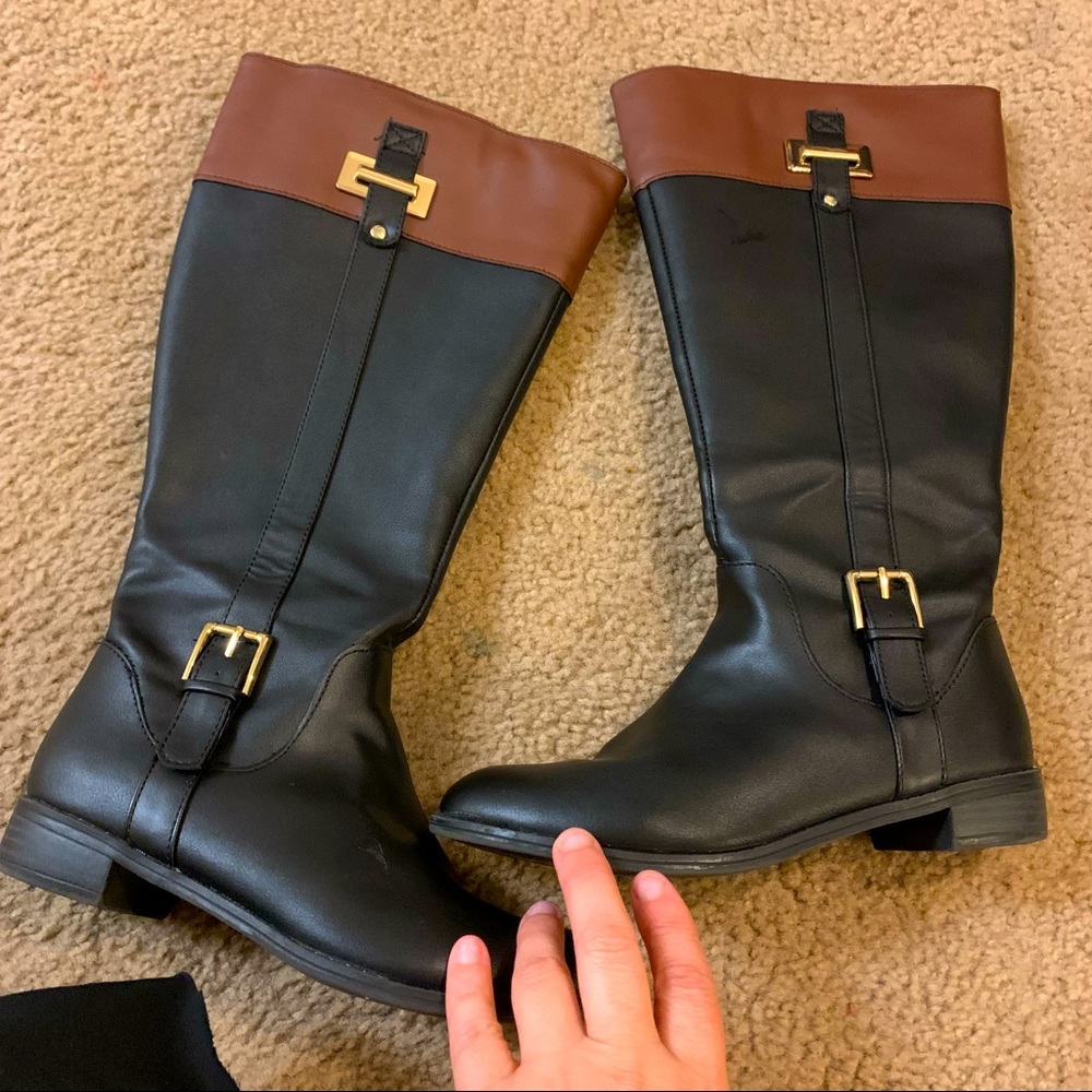 Karen Scott riding boots sz 6 1/2 w
